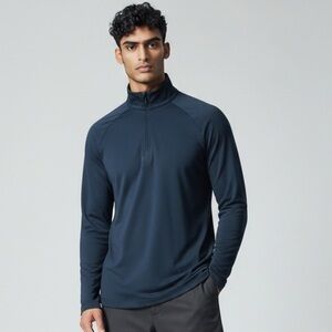 Lululemon License to Train Half Zip Pullover Long Sleeve True Navy Size Small